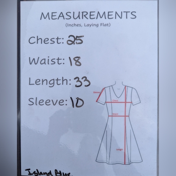 Blue Island Tunic Dress Top Crochet Trim White Size L - Picture 5 of 5